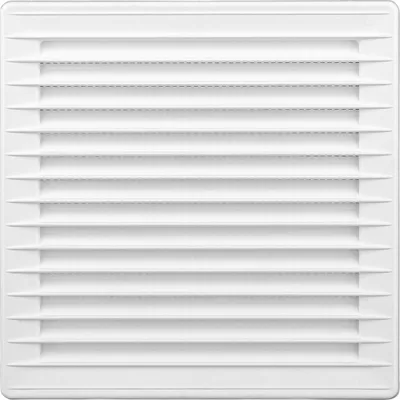 Zdjęcie produktu dla Kratka wentylacyjna EDM 87724 biała 17 x 17 x 1,15 cm Moskitiera