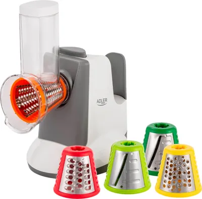 Obrázok produktu pre Adler AD 4815 elektrický multifunkčný rezač, 150 W, 5 nástavcov, strieborná/sivá