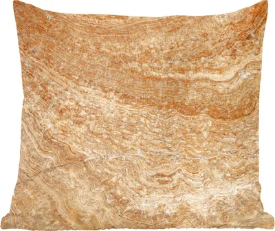 Produktbild von MuchoWow® Zierkissen Sofakissen Wohnzimmer Dekokissen 60x60 cm Marmor - Braun - Muster - Sitzfläche - Foto Polster