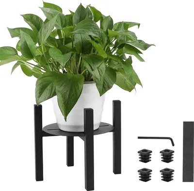 Immagine prodotto di Supporto regolabile per piante - Elegante supporto per fiori - 1 pezzo - Metallo - Altezza 21 cm