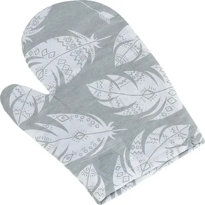 Obrázek produktu pro Kuchyňská chňapka - 28x18 cm - Šedá,Bílá