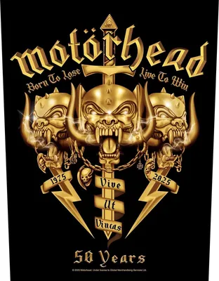 Produktbild von Motörhead Core 50th Aufnäher zum Aufnähen