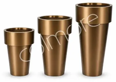 Immagine prodotto di Vaso AURIEL, diametro 50 cm, altezza 90 cm, color oro rosa