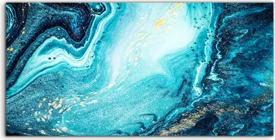 Produktbild von Coloray Acrylbild 100x50  Wandbild Acrylbilder Kunstdruck Gemälde Aquarell abstrakte