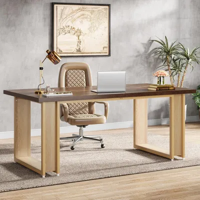 Immagine prodotto di Scrivania - Tavolo da lavoro - Scrivania per computer - Scrivania - Postazione di lavoro domestica - Larghezza: 160 cm