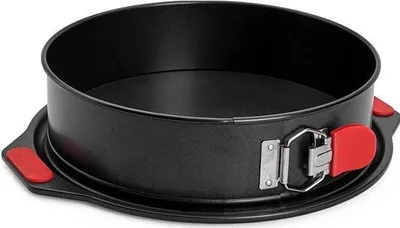 Produktbild von Famanu Springform Ø 26 cm - Gealuminisiertes Stahl, lekfreie Boden, hitzebeständige Handgriffe