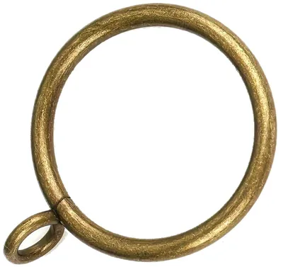 Immagine prodotto di 40 anelli antichi in ottone per tende, con occhielli