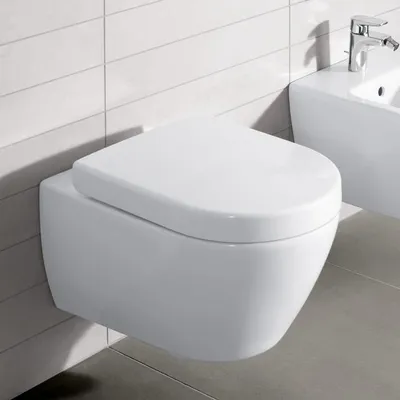 Zdjęcie produktu dla Villeroy & Boch Subway 2.0 wisząca toaleta podtynkowa 370 x 560 mm - White Alpine ceramicplus - 560010R1
