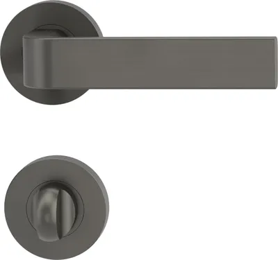 Produktbild von GRIFFWERK Rosettengarnitur GRAPH SIEGER DESIGN WC-Schloss Kaschmirgrau