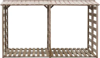 Immagine prodotto di Capannone per lo stoccaggio della legna da ardere 300x90x176 cm in legno di pino impregnato