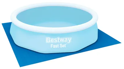 Produktbild von Bestway® PE- Bodenplane 335 x 335 cm, blau, quadratisch