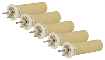 Produktbild von vhbw 5x Heizelement kompatibel mit Leister Penweld S, A Heißluftschweißpistole - 1550 W, Keramik Heizkern, 2,6 x 9,1 cm