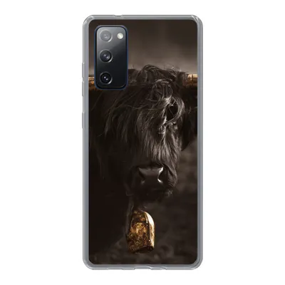 Produktbild von MuchoWow® Handyhülle Schutzhülle Hülle für Samsung Galaxy S20 FE Schottischer Highlander - Fell - Schwarz Silikon Softcase Handy Hülle - Abdeckung