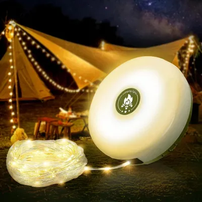 Produktbild von Offroad-Camper Campinglichterkette, aufrollbar, Camping, 10 Meter
