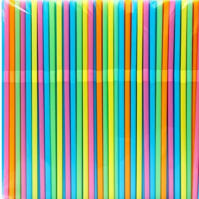 Produktbild von Wiederverwendbare Knick-Trinkhalme, pastel bunt, 21 cm, 500 Stück