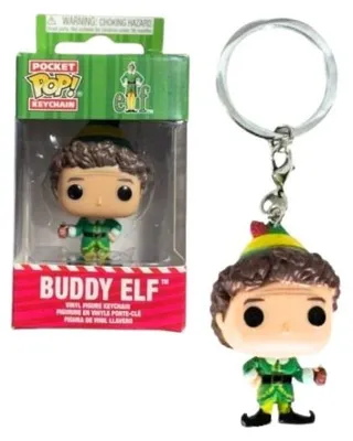 Produktbild von Funko Pop! Movies: Elf - Buddy Elf keychain pocket pop