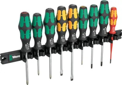 Produktbild von 9650 Magnetleiste Kraftform Schraubendreher-Satz, 9?teilig