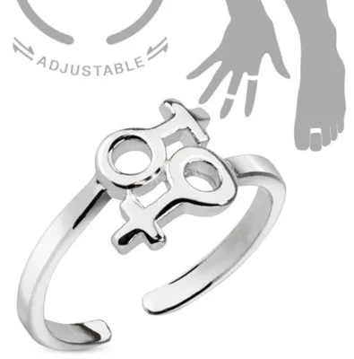 Produktbild von Zehenring „Gay Pride Female“