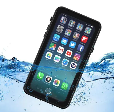 Produktbild von IP68 Wasserdichte schlanke Silikon Soft Shockproof Hülle für Apple iPhone X 5.8inch