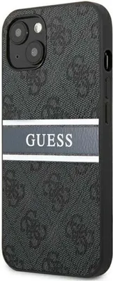 Produktbild von Handyhülle Guess iPhone 13 Mini Case Hardcase Kunstleder grau