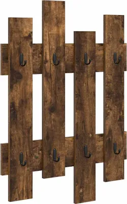 Obrázek produktu pro vidaXL Nástěnný noční stolek, kouřový dub, 60 x 3 x 82 cm