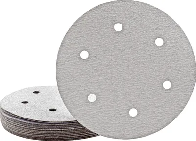 Produktbild von MioTools Shark Klett-Schleifscheiben, 225 mm, 6-Loch, f. Trockenbauschleifer, Normalkorund (25 Stk.) K180