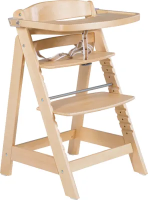Produktbild von roba Treppenhochstuhl 'Sit Up Click & Fun', Essbrett und Bügel, Klickverschluss, mitwachsend, natur