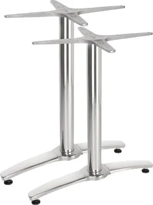 Obrázek produktu pro Dvojitá podnož stolu Bolero, hliníková, výška 67,3 cm