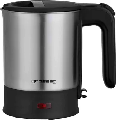 Produktbild von GROSSAG Reise-Wasserkocher Edelstahl-Topf 0,5l