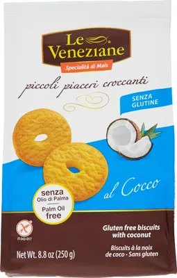 Produktbild von Le Veneziane Kekse mit Kokos 250g