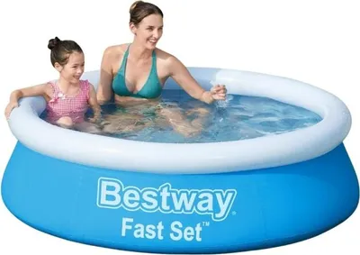 Produktbild von Bestway® Fast Set™ Aufstellpool ohne Pumpe Ø 183 x 51 cm, blau, rund