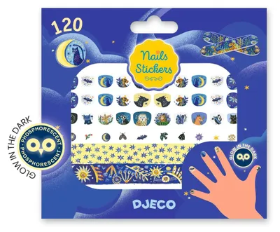Produktbild von Nagelaufkleber mit dem Motiv Mondreflexion von Djeco