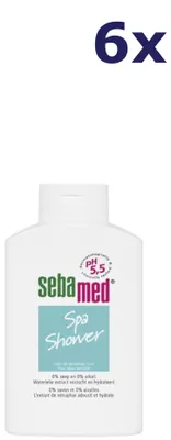 Produktbild von 6x Seba Med Douchegel Spa Gevoelige Huid 400 ml