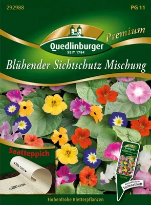 Produktbild von Blühender Sichtschutz | Blumensamen von Quedlinburger [MHD 01/2025]