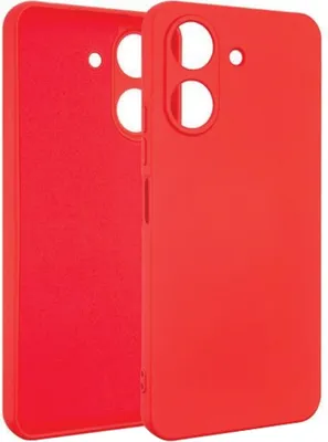 Produktbild von Beline Case Silikon Xiaomi Redmi 13C rot/rot Poco C65 Schutzhülle