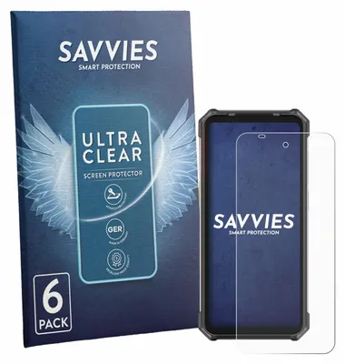 Produktbild von 6x Für Ulefone RugKing 5 Pro Schutzfolie Savvies Displayschutz Display Schutz Folie Klar Transparent