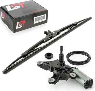 Produktbild von Wischermotor Heck Scheibenwischer Set Motor hinten Dichtung für Audi A3 A4 B5 A6
