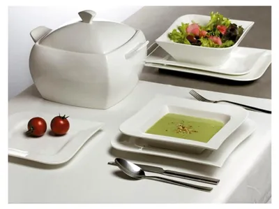 Produktbild von Müslischale aus Porzellan, 15 cm, Weiß, 15 x 15 x 5,7 cm
