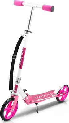 Produktbild von Jiubiaz Kinderroller Tretroller Cityroller Kickscooter Kinderscooter Klappbar Scooter Höhenverstellbar Rosa