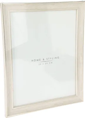 Produktbild von Bilderrahmen, Holzoptik in Weiß, 23,7 x 1,3 x 29 cm
