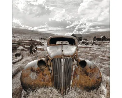 Produktbild von Giclée Leinwandbild Lost Car 80x80 cm