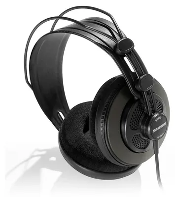 Image de Samson SR850, Écouteur, Bandeau, Filaire, 10 - 30000 Hz, 32 Ohms, Noir