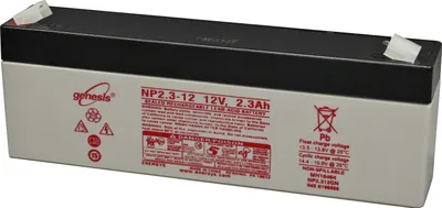 Zdjęcie produktu dla Hawker NP2.3-12 przewód baterii PB 12 Volt 2,3Ah Faston 4,8mm