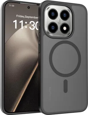 Produktbild von Xiaomi 15T Hülle - Coverup Mattes Transparentes Back Cover - MagSafe Compatible - Schwarz