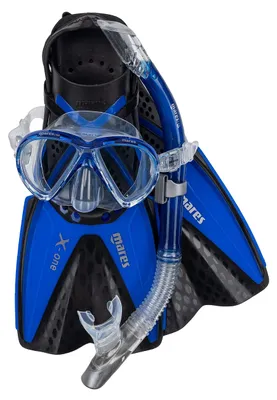 Image de Set de snorkeling pour adultes avec masque, tuba et palmes