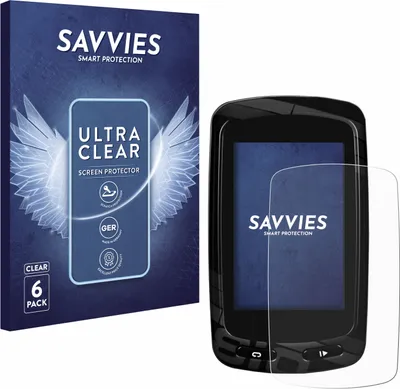 Produktbild von 6x Für Garmin Edge 810 Schutzfolie Savvies Displayschutz Display Schutz Folie Klar Transparent