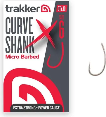 Image de Trakker Curve Shank XS Hooks Micro Barbed - Size : 6