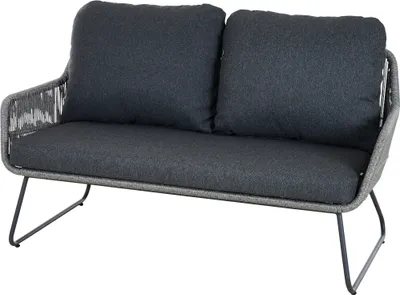 Produktbild von SIENA GARDEN Kansas Lounge 2er Bank, grau
