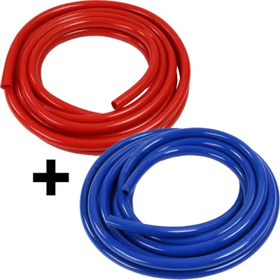 Immagine prodotto di 2x 5 m 10x2 mm tubo acqua potabile acqua calda e fredda camper caravan camper campeggio rosso + blu