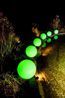 Image de Design Boule Lumineux Lampe Boule Extérieur Eclairage Jardin 50 cm Nouveau
